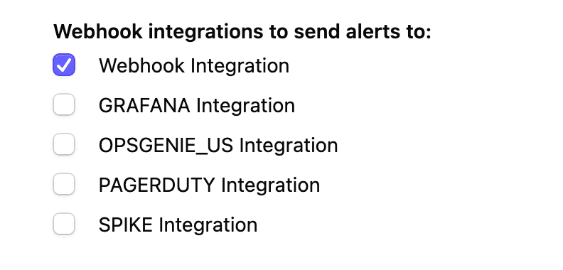 Multiple webhook and on-call integrations - OnlineOrNot