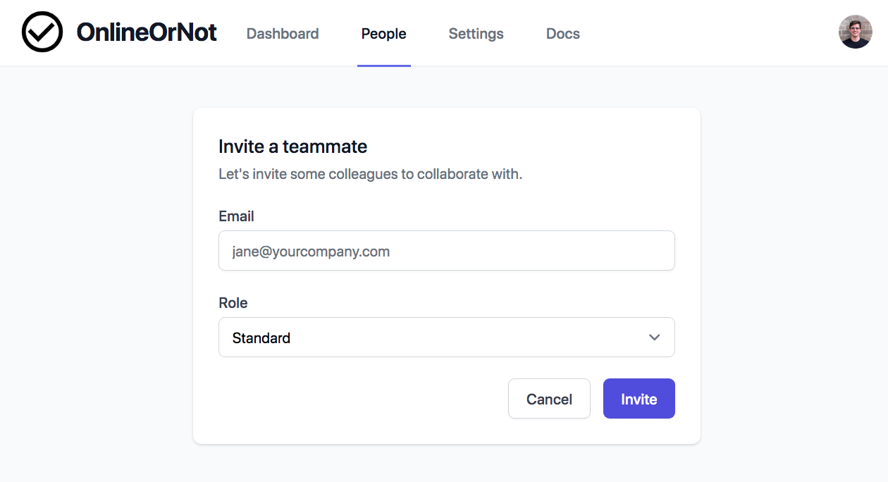 Invite your team